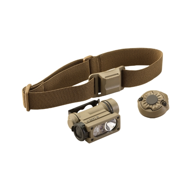 Picture of Streamlight Sidewinder Compact II Flashlight  Fits Helmet  Mount Coyote Brown 14512