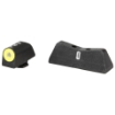 Picture of XS Sights DXT2 Big Dot Tritium Front  White Stripe Express Rear  Fits Glock 17/19/22/23/24/26/27/31/32/33/34/35/36/38  Taurus G3c/GX4/New Production G3  Walther PDP  Green with Yellow Outline GL-0009S-5Y