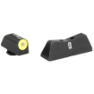 Picture of XS Sights DXT2 Big Dot Tritium Front  White Stripe Express Rear  Fits Glock 17/19/22/23/24/26/27/31/32/33/34/35/36/38  Taurus G3c/GX4/New Production G3  Walther PDP  Green with Yellow Outline GL-0009S-5Y