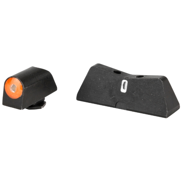 Picture of XS Sights DXT2 Big Dot Tritium Front  White Stripe Express Rear  Glk 20 21 29 30 30S 37 41  Green with Orange Outline GL-0010S-5N