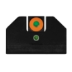 Picture of XS Sights F8 Night Sight  Fits Glock Models  20 21 29 30 30S 37 40 41  Green with Orange Outline Front  Green Rear  Tritium Front/Rear GL-F007P-5
