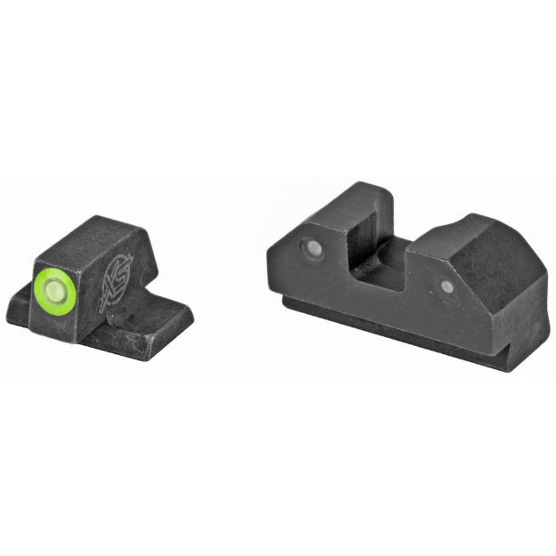 Picture of XS Sights R3D Night Sights  Green Front Dot  Fits Canik TP9SF  TP9SFX  TP9SF Elite  TP9 Elite SC and Current Production TP9SA CK-R002P-6G