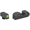 Picture of XS Sights R3D Night Sights  Green Front Dot  Fits Glock 17/19/22/23/24/26/27/31/32/33/34/35/36/38  Taurus G3c/GX4/New Production G3  Walther PDP  Steel/Blued GL-R012P-6G