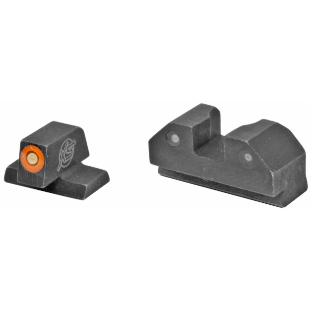 Picture of XS Sights R3D Night Sights  Orange Front Dot  Fits Canik TP9SF  TP9SFX  TP9SF Elite  TP9 Elite SC and Current Production TP9SA CK-R002P-6N