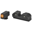 Picture of XS Sights R3D Night Sights  Orange Front Dot  Fits Glock 17/19/22/23/24/26/27/31/32/33/34/35/36/38  Taurus G3c/GX4/New Production G3  Walther PDP  Steel/Blued GL-R012P-6N