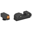 Picture of XS Sights R3D Night Sights  Orange Front Dot  Fits Glock 17/19/22/23/24/26/27/31/32/33/34/35/36/38  Taurus G3c/GX4/New Production G3  Walther PDP  Steel/Blued GL-R012P-6N