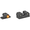 Picture of XS Sights R3D Night Sights  Orange Front Dot  Fits Sig P320  P365  P225  P226  P229  Springfield XD  XDm & XDs  FN 509  Steel/Blued SI-R015P-6N